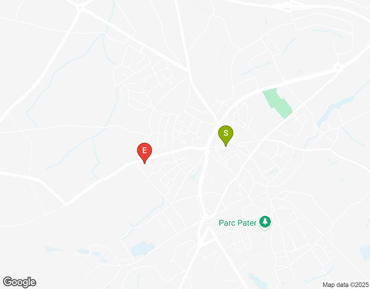 Interactive map for The Alchemist SOIGNIES showing start point, end point and points of interest