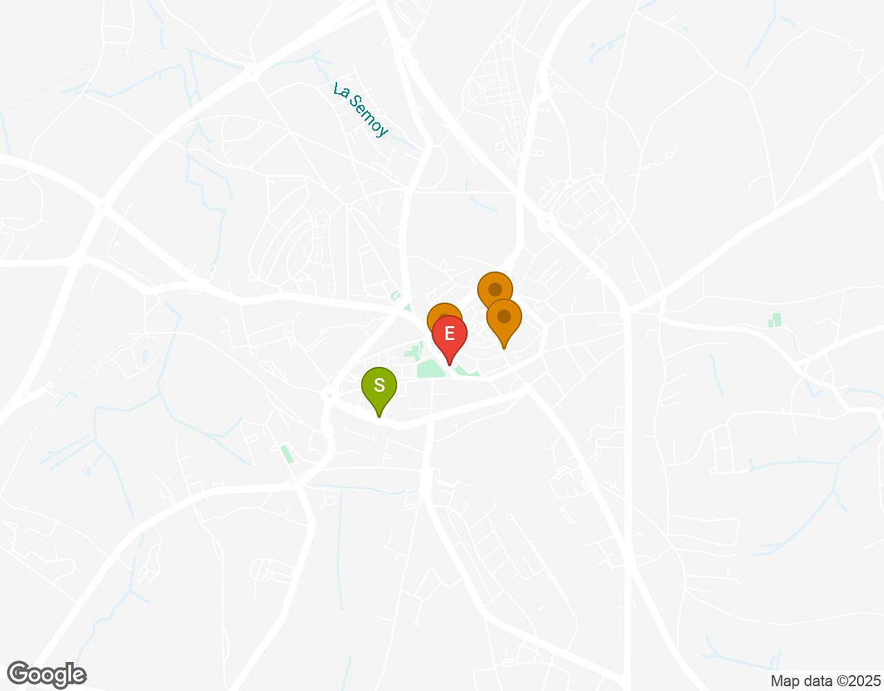 Interactieve kaart voor De Alchemist ARLON met startpunt, eindpunt en bezienswaardigheden